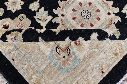 Chobi Beige Hand Knotted 90 X 118 Area Rug 250-25333 Image 1