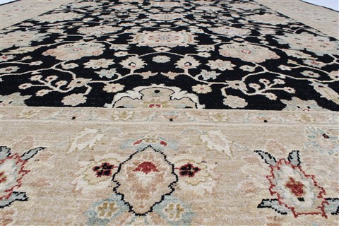 Chobi Beige Hand Knotted 90 X 118 Area Rug 250-25333 Image 4