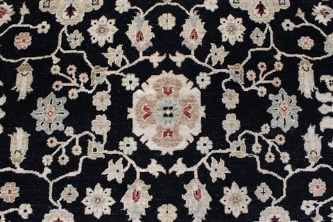 Chobi Beige Hand Knotted 90 X 118 Area Rug 250-25333 Image 6