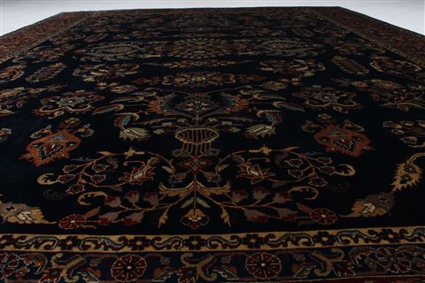 Kashan Beige Hand Knotted 811 X 1110  Area Rug 250-25335 Image 2