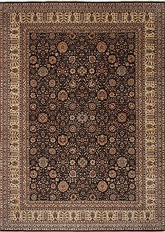 Haji Jalili Beige Hand Knotted 9'2" X 12'4"  Area Rug 250-25336