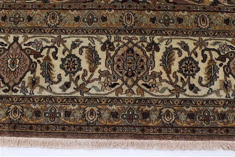 Kashmar Beige Hand Knotted 811 X 123 Area Rug 250-25342 Image 2