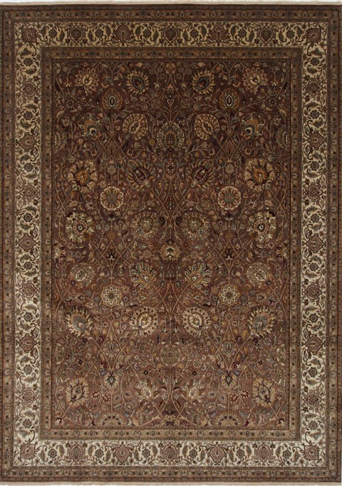 Kashmar Beige Hand Knotted 811 X 123 Area Rug 250-25342 Image 0