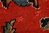 Kashan Red Hand Knotted 101 X 134 Area Rug 100-25344 Thumb 1