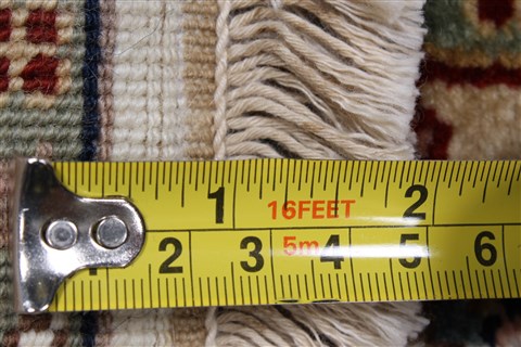 Kashan Beige Runner Hand Knotted 28 X 711  Area Rug 250-25345 Image 10