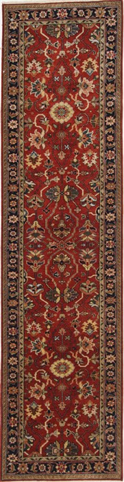 Serapi Beige Runner Hand Knotted 26 X 911  Area Rug 250-25439 Image 0