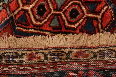 Heriz Red Hand Knotted 109 X 134 Area Rug 100-25443 Image 8