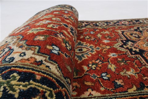 Serapi Green Runner Hand Knotted 20 X 60 Area Rug 250-25453 Image 1