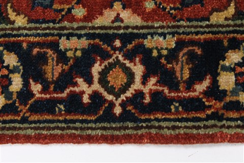 Serapi Green Runner Hand Knotted 20 X 60 Area Rug 250-25453 Image 4