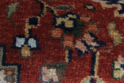 Serapi Green Runner Hand Knotted 20 X 60 Area Rug 250-25453 Image 9