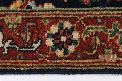 Serapi Blue Hand Knotted 20 X 40 Area Rug 250-25463 Image 3