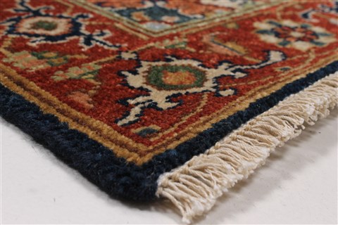 Serapi Blue Hand Knotted 20 X 40 Area Rug 250-25463 Image 6