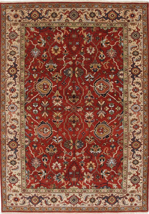 Serapi Beige Hand Knotted 50 X 70  Area Rug 250-25491 Image 0