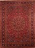 Mashad Red Hand Knotted 116 X 159  Area Rug 100-25514 Thumb 0