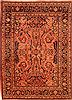 Mood Orange Hand Knotted 70 X 101  Area Rug 100-25518 Thumb 0