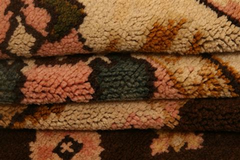 Tabriz Beige Hand Knotted 66 X 94 Area Rug 100-25520 Image 4