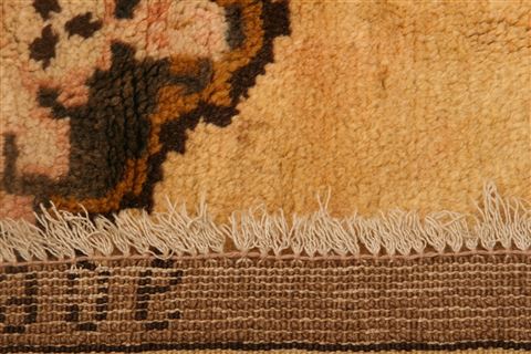 Tabriz Beige Hand Knotted 66 X 94 Area Rug 100-25520 Image 7