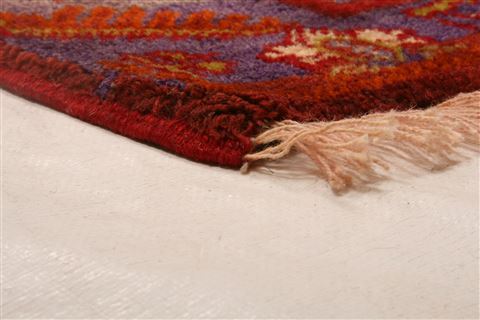 Gabbeh Red Runner Hand Knotted 43 X 112 Area Rug 100-25534 Image 1