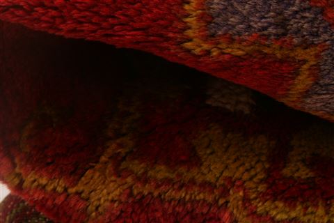 Gabbeh Red Runner Hand Knotted 43 X 112 Area Rug 100-25534 Image 2