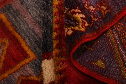 Gabbeh Red Runner Hand Knotted 43 X 112 Area Rug 100-25534 Image 4