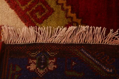 Gabbeh Red Runner Hand Knotted 43 X 112 Area Rug 100-25534 Image 8
