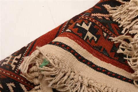 Geometric Multicolor Hand Knotted 611 X 92 Area Rug 100-25536 Image 2