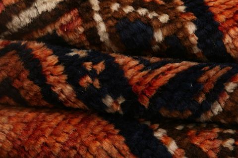 Kurdi Orange Runner Hand Knotted 47 X 118 Area Rug 100-25542 Image 5