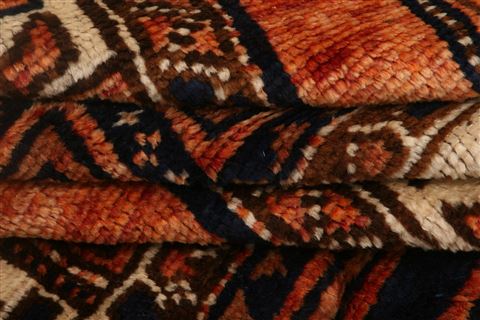 Kurdi Orange Runner Hand Knotted 47 X 118 Area Rug 100-25542 Image 6