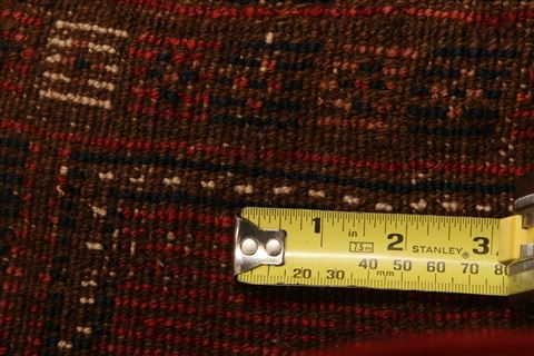 Kurdi Orange Runner Hand Knotted 47 X 118 Area Rug 100-25542 Image 7