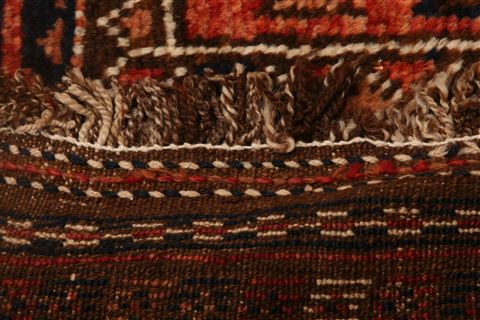 Kurdi Orange Runner Hand Knotted 47 X 118 Area Rug 100-25542 Image 8