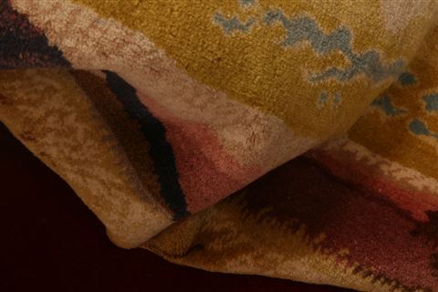 Kashan Red Runner Hand Knotted 46 X 113  Area Rug 100-25548 Image 2