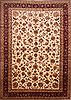 Mashad Beige Hand Knotted 114 X 163  Area Rug 100-25573 Thumb 0