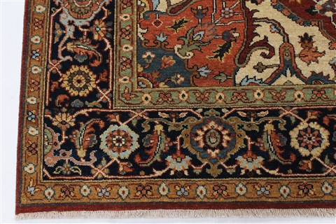 Serapi Red Hand Knotted 60 X 811 Area Rug 250-25583 Image 5