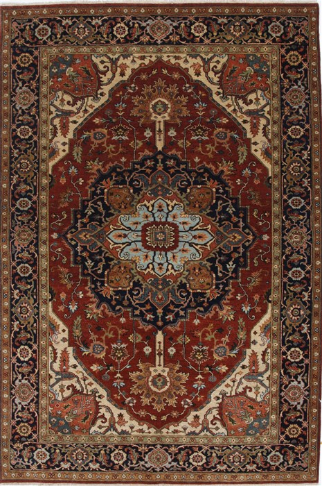Serapi Red Hand Knotted 60 X 811 Area Rug 250-25583 Image 0