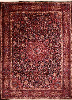 Khorasan Blue Hand Knotted 11'1" X 15'3"  Area Rug 100-25597