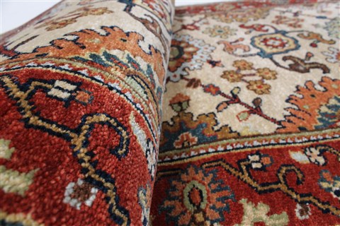 Serapi Beige Runner Hand Knotted 26 X 61 Area Rug 250-25598 Image 9
