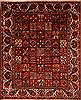 Bakhtiar Red Hand Knotted 120 X 151 Area Rug 100-25601 Thumb 0
