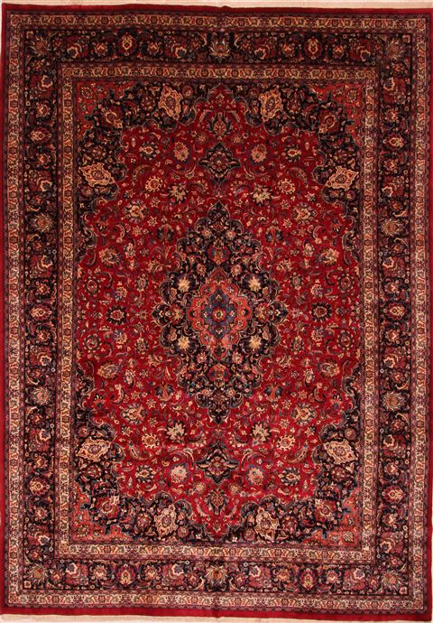 Khorasan Red Hand Knotted 113 X 1511 Area Rug 100-25609 Image 0