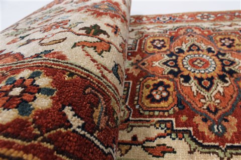 Serapi Beige Runner Hand Knotted 21 X 60 Area Rug 250-25610 Image 9