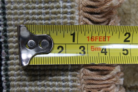 Kashan Beige Hand Knotted 811 X 1110  Area Rug 250-25670 Image 6