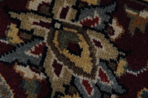 Kashan Beige Hand Knotted 811 X 112 Area Rug 250-25674 Image 12