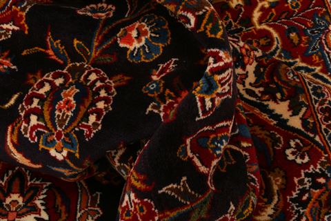 Kashan Red Hand Knotted 117 X 192 Area Rug 100-25677 Image 2