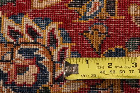 Kashan Red Hand Knotted 117 X 192 Area Rug 100-25677 Image 7