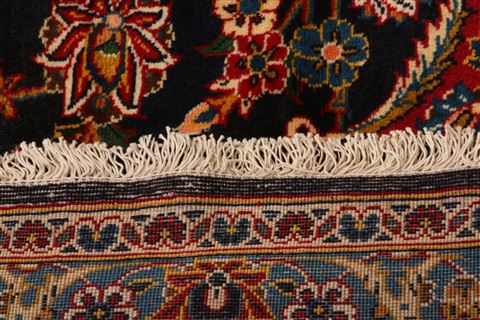 Kashan Red Hand Knotted 117 X 192 Area Rug 100-25677 Image 8