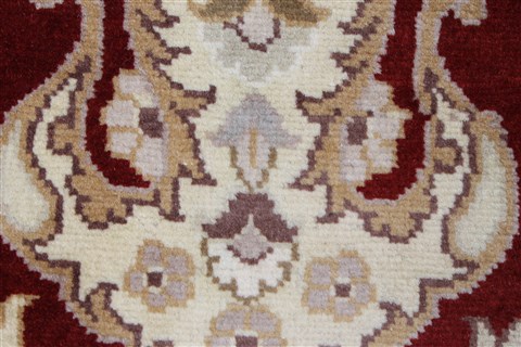 Kashmar Beige Hand Knotted 90 X 123 Area Rug 250-25678 Image 10