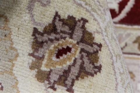 Kashmar Beige Hand Knotted 90 X 123 Area Rug 250-25678 Image 13