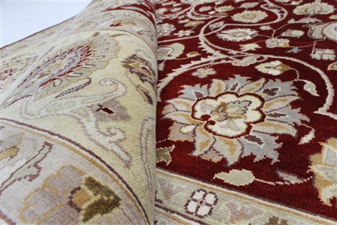Kashmar Beige Hand Knotted 90 X 123 Area Rug 250-25678 Image 1