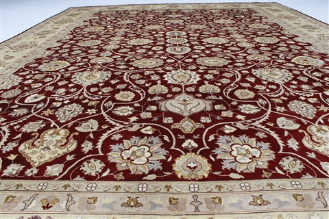 Kashmar Beige Hand Knotted 90 X 123 Area Rug 250-25678 Image 3