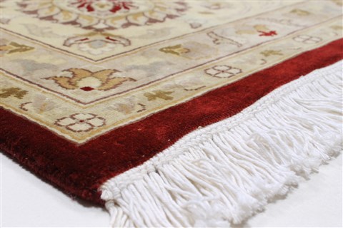 Kashmar Beige Hand Knotted 90 X 123 Area Rug 250-25678 Image 7