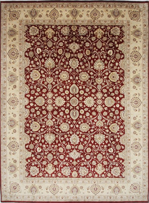 Kashmar Beige Hand Knotted 90 X 123 Area Rug 250-25678 Image 0